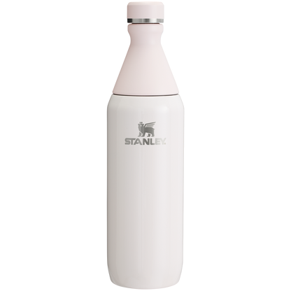 Stanley Leak Proof 20 OZ All Day Slim Bottle with removable collar in Rose Quartz Gloss