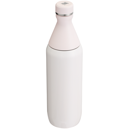 Stanley Leak Proof 20 OZ All Day Slim Bottle with removable collar in Rose Quartz Gloss