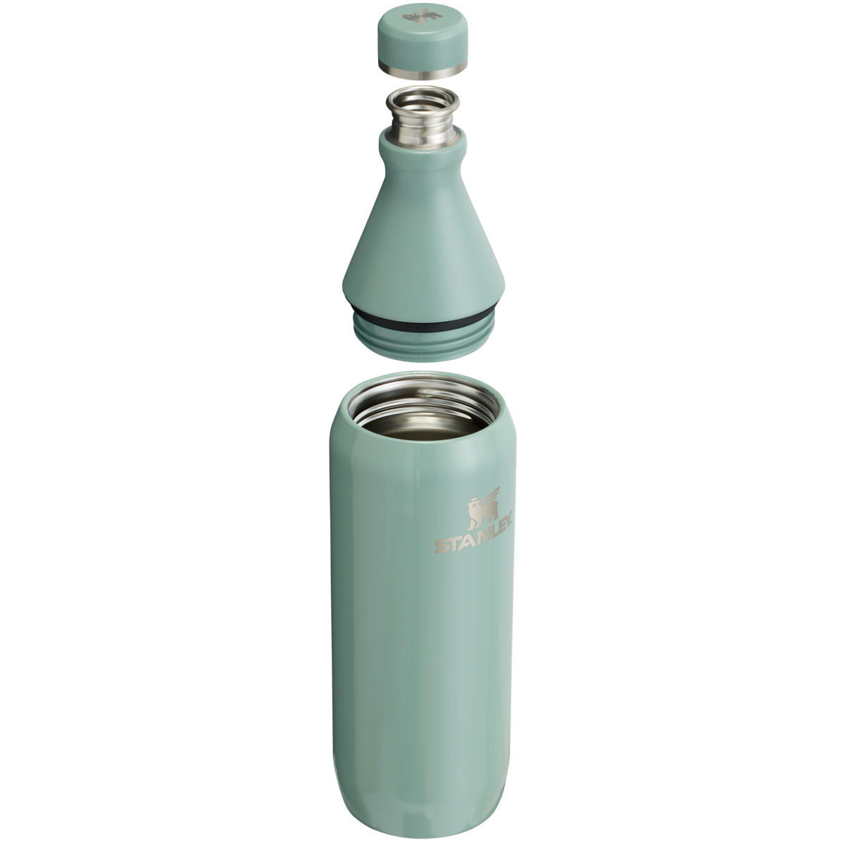 Stanley Leak Proof 20 OZ All Day Slim Bottle with removable collar in Shale Gloss