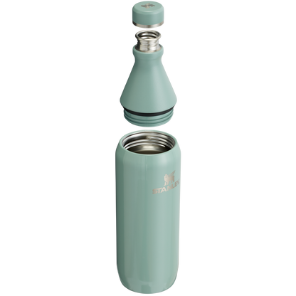 Stanley Leak Proof 20 OZ All Day Slim Bottle with removable collar in Shale Gloss