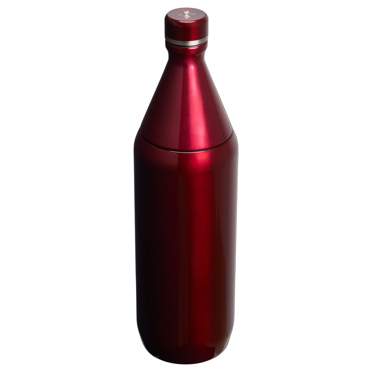 Stanley All Day Slim Water Bottle 34 OZ In Garnet Red Shine Gloss