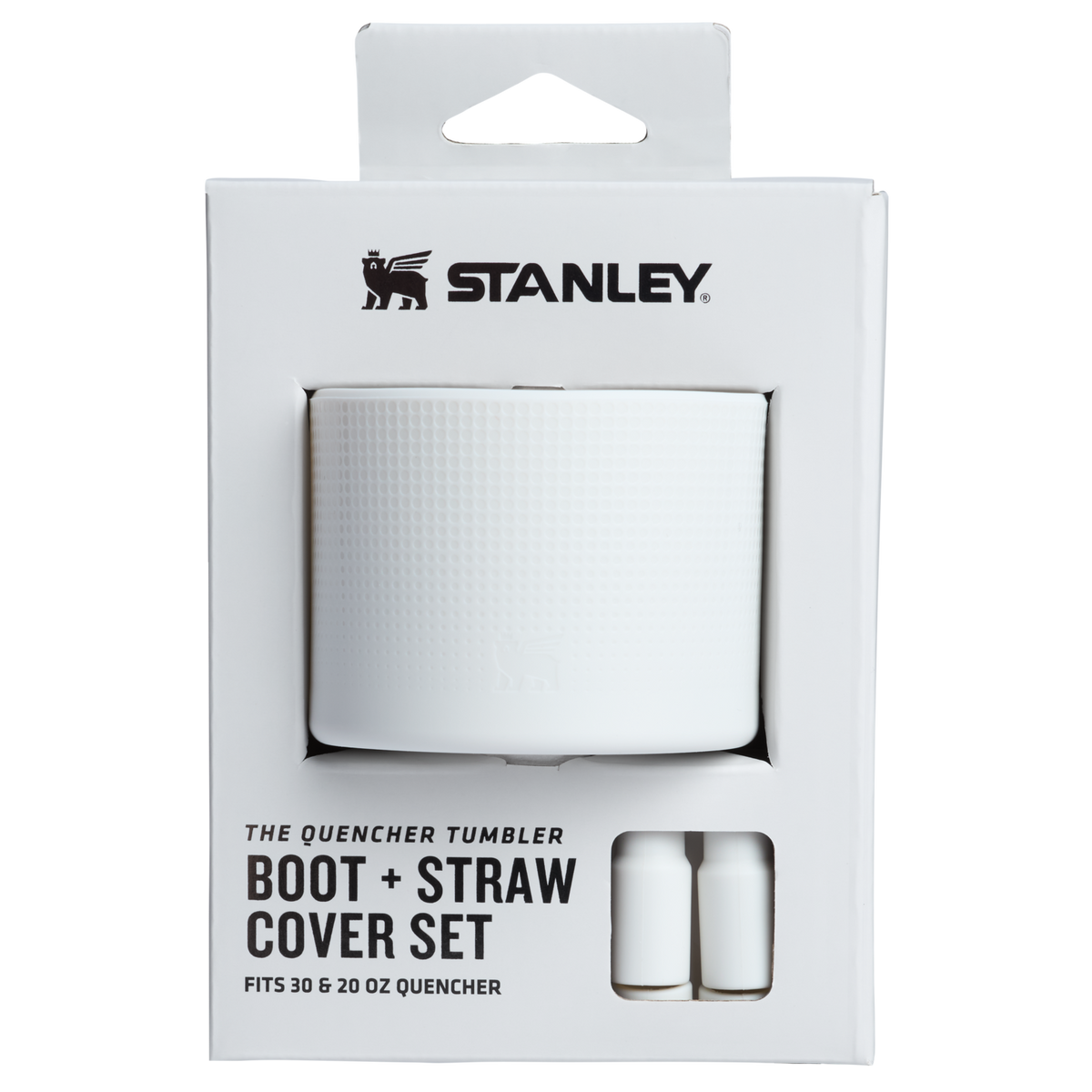 The Stanley Quencher Tumbler Boot For 30 & 20 OZ Cups In Pale Stone White