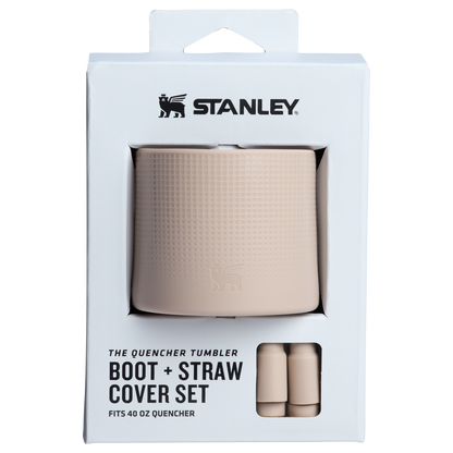 Stanley Boot & Straw Cover Set 40OZ In Sand Tan