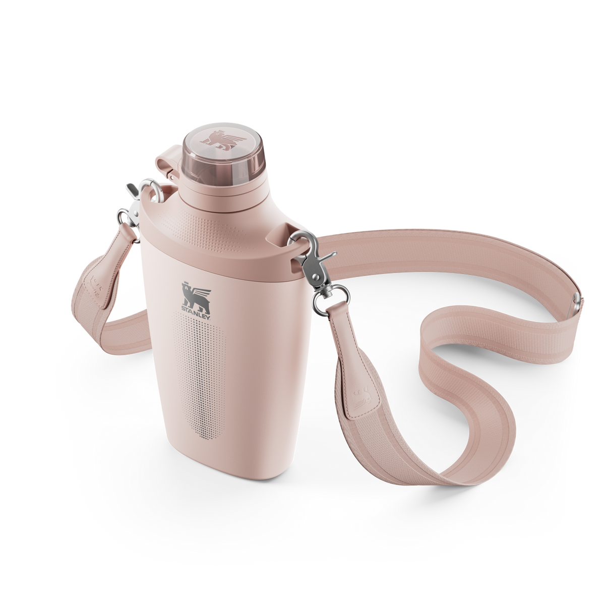 Stanley Crossbody Water Bottle in Rose Quartz