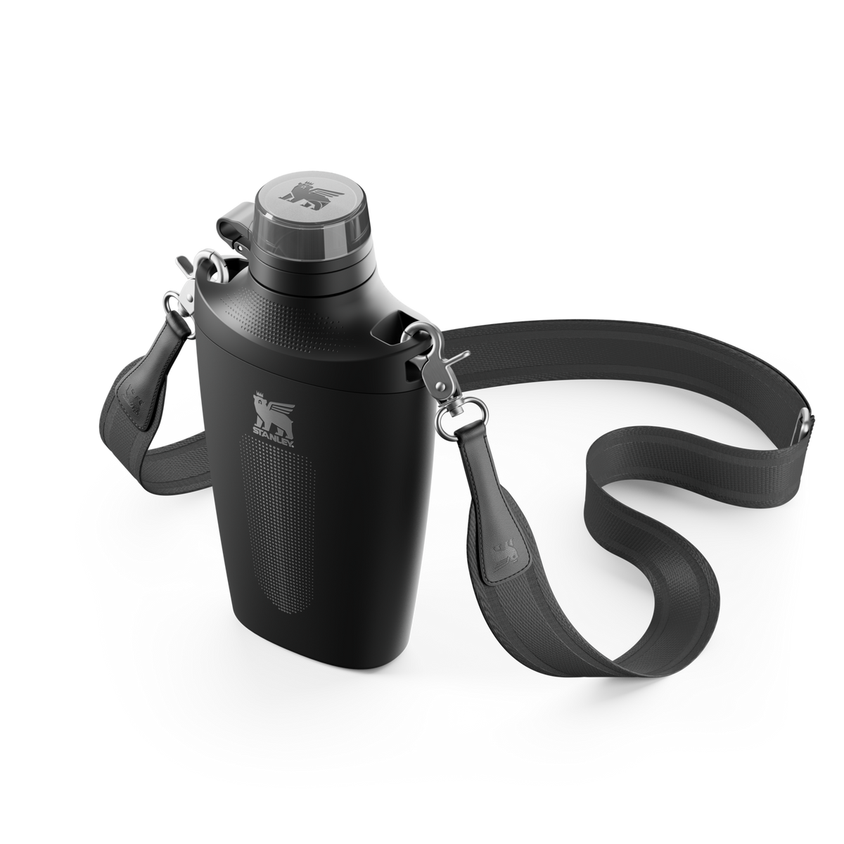 Stanley Crossbody Water Bottle in Black