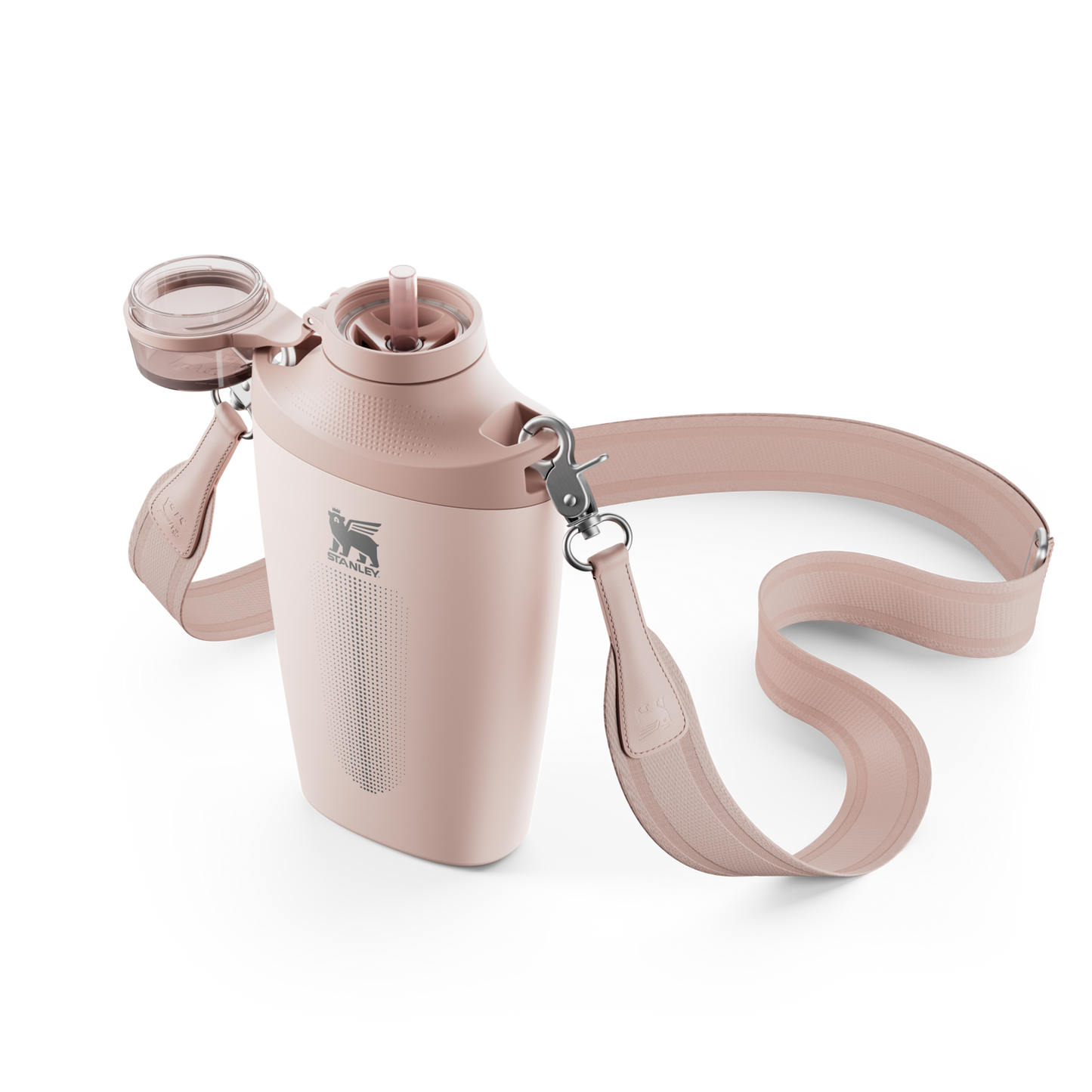Stanley Crossbody Water Bottle in Rose Quartz