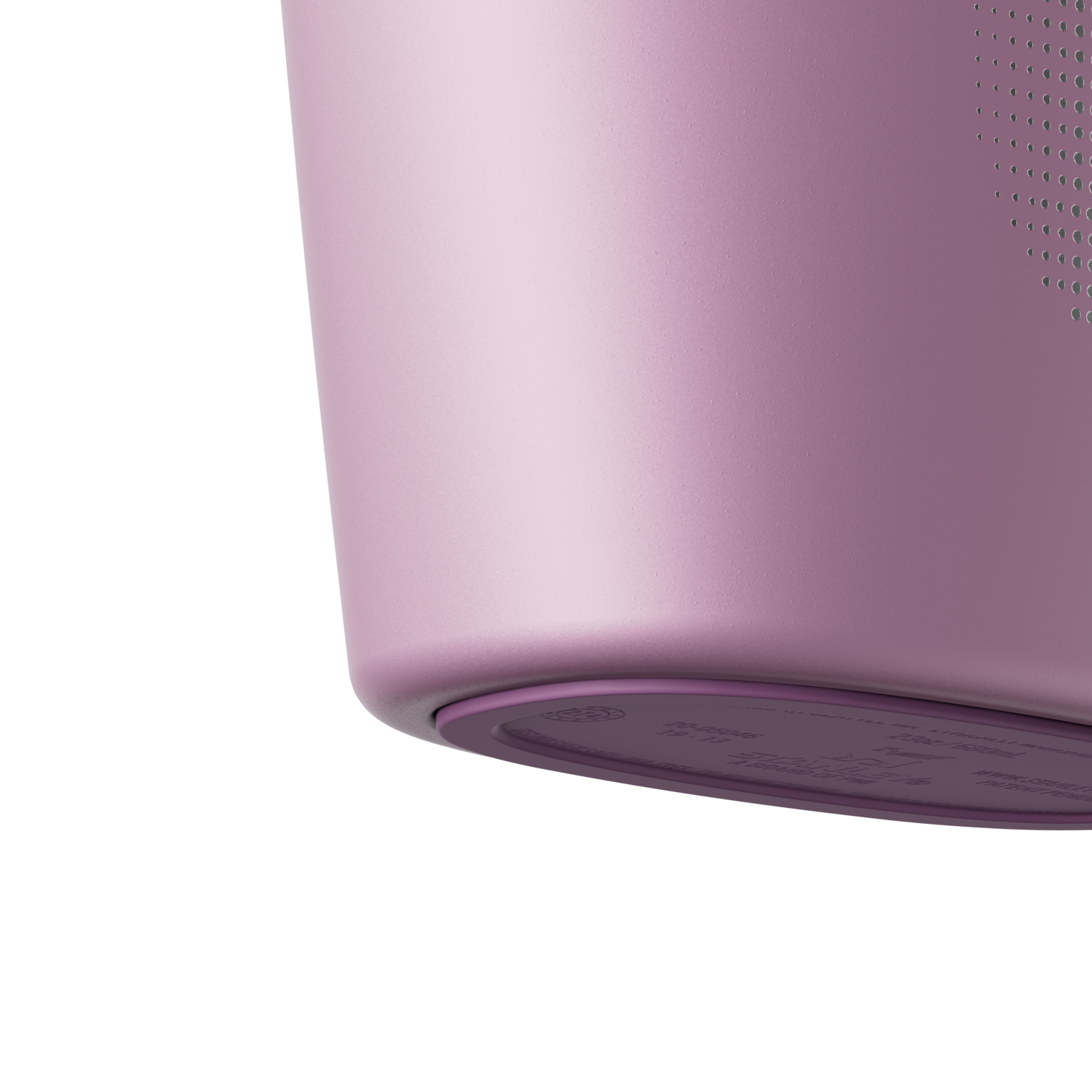 Stanley Crossbody Water Bottle Bottom Close Up in Lilac