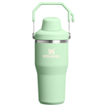 Stanley 20 OZ IceFlow Aerolight Stainless Steel Water Bottle In Pistachio Green with Fast Flow Lid
