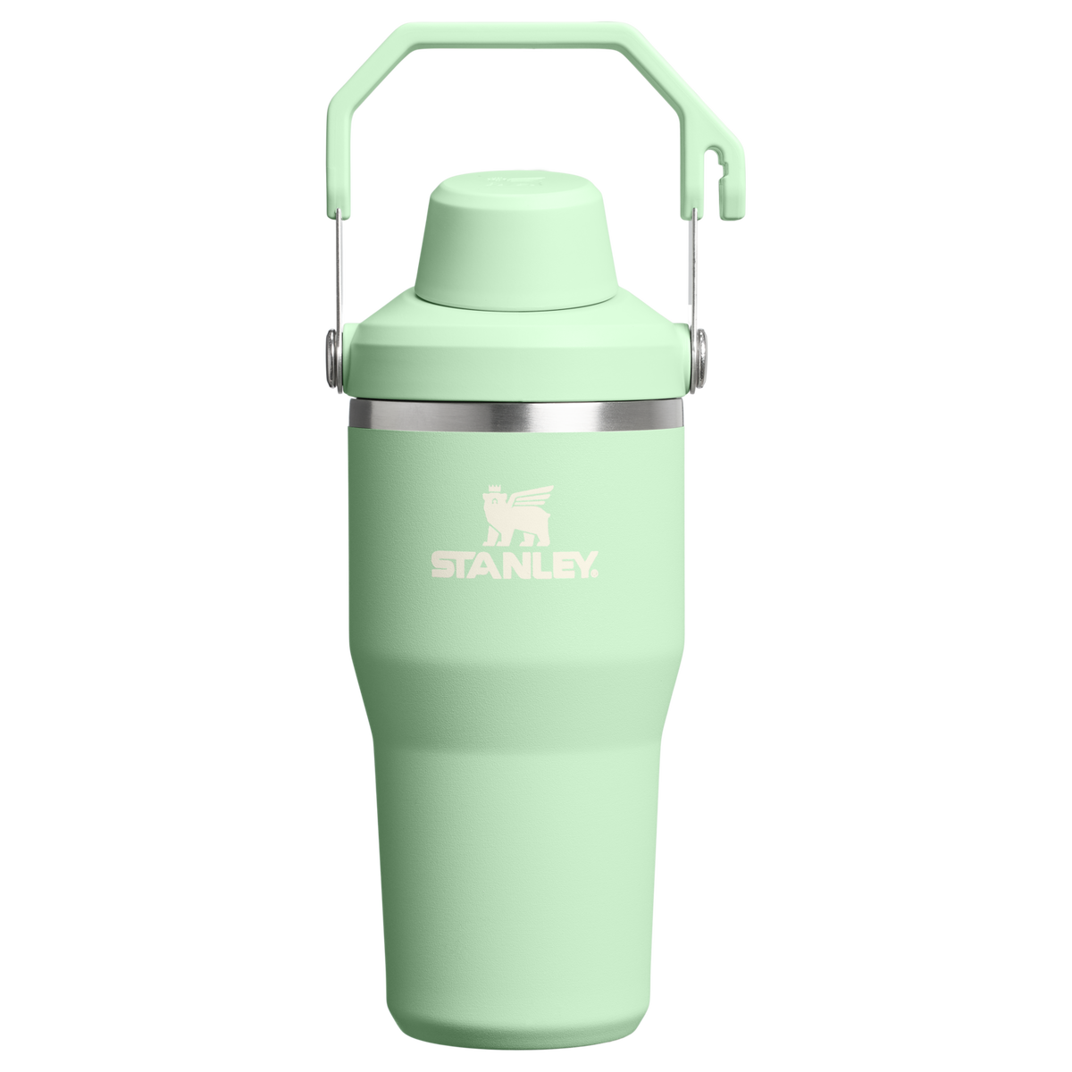 Stanley 20 OZ IceFlow Aerolight Stainless Steel Water Bottle In Pistachio Green with Fast Flow Lid