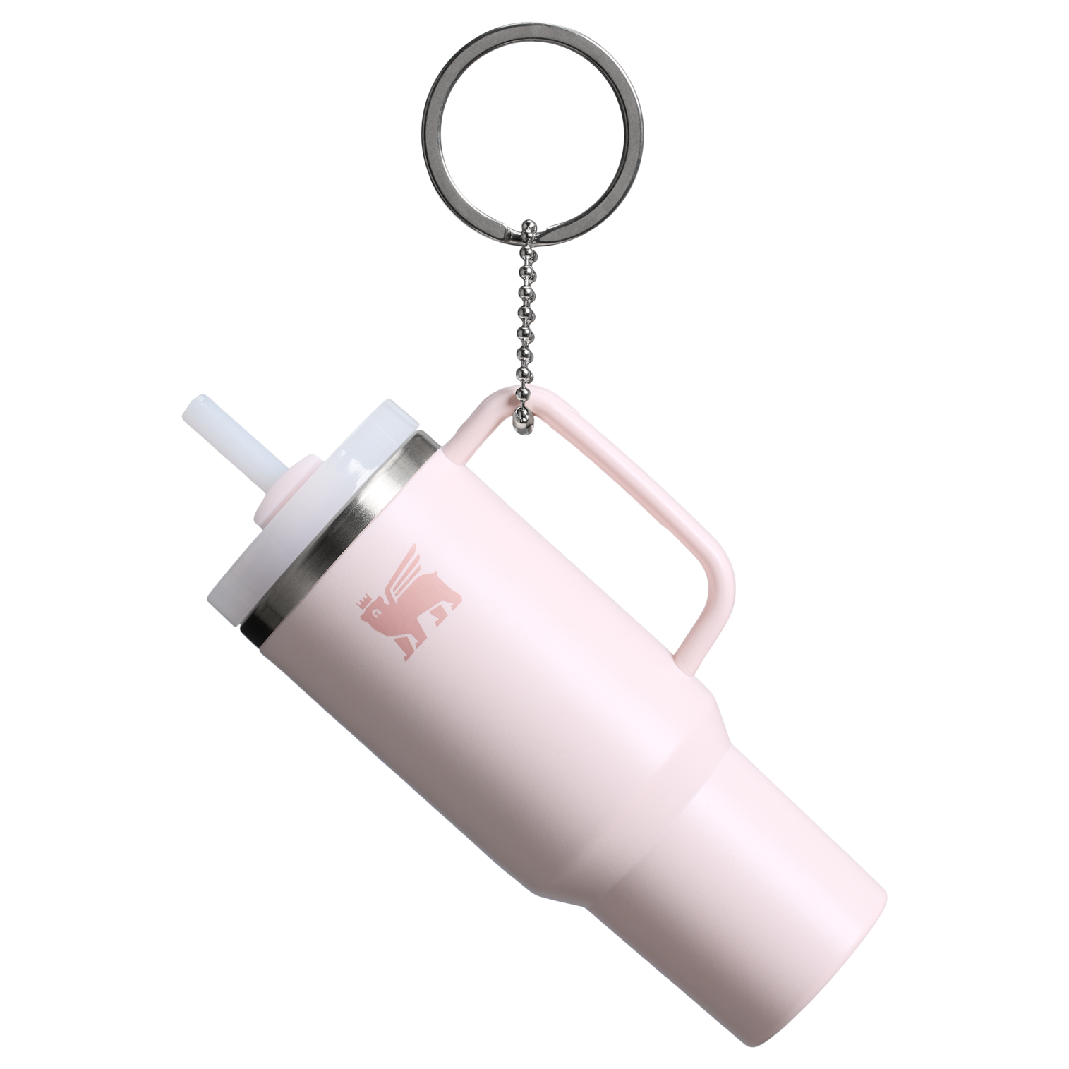 Stanley Mini Quencher Cup Ornament in Rose Quartz Pink