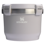 Stanley Fresh-To-Table 3 qt Leakproof Crock in Ash Grey with sealed lid and side latches