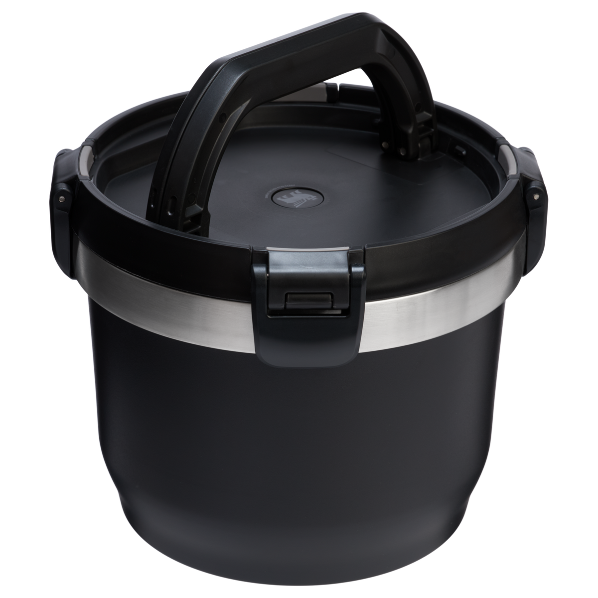 Stanley Fresh-To-Table 3 qt Leakproof Crock in Black with sealed lid and side latches