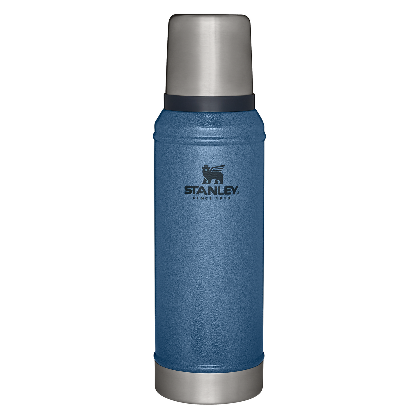 Stanley 1 Quart Legendary Classic Insulated Vacuum Bottle In Hammertone Lake Blue