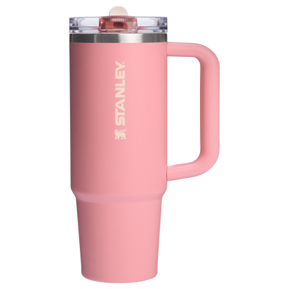 Stanley 30 OZ Quencher Flip Straw Tumbler With In Pink Mesa