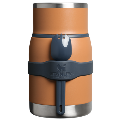 Stanley Adventure To-Go Insulated Food Jar With Spork 24OZ In Toast Tan