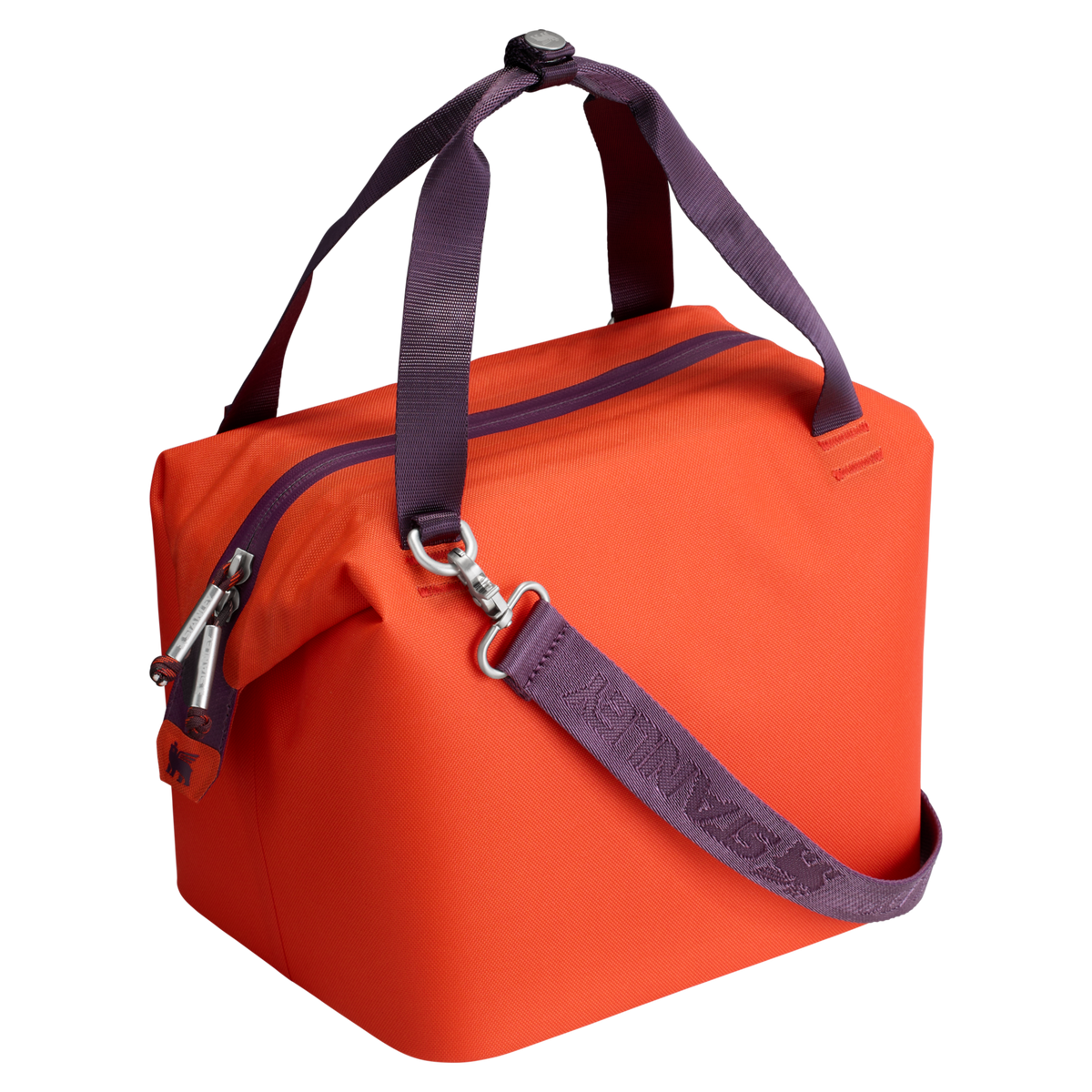 The All-Day Julienne Mini Soft Sided Cooler In Tigerlily Plum & Orange