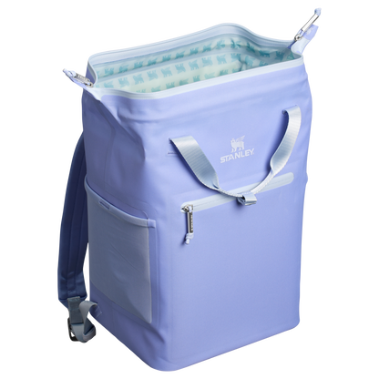 Stanley 14 Quart All-Day Madeleine Mini Soft Cooler Backpack In Hydrangea Purple