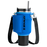 Stanley Carry-All 40 oz Quencher with Detachable Crossbody Straps in Azure blue