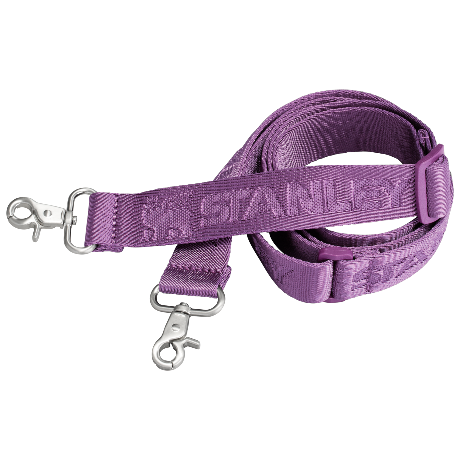 Stanley Carry-All 40 oz Quencher with Detachable Crossbody Straps in lilac purple
