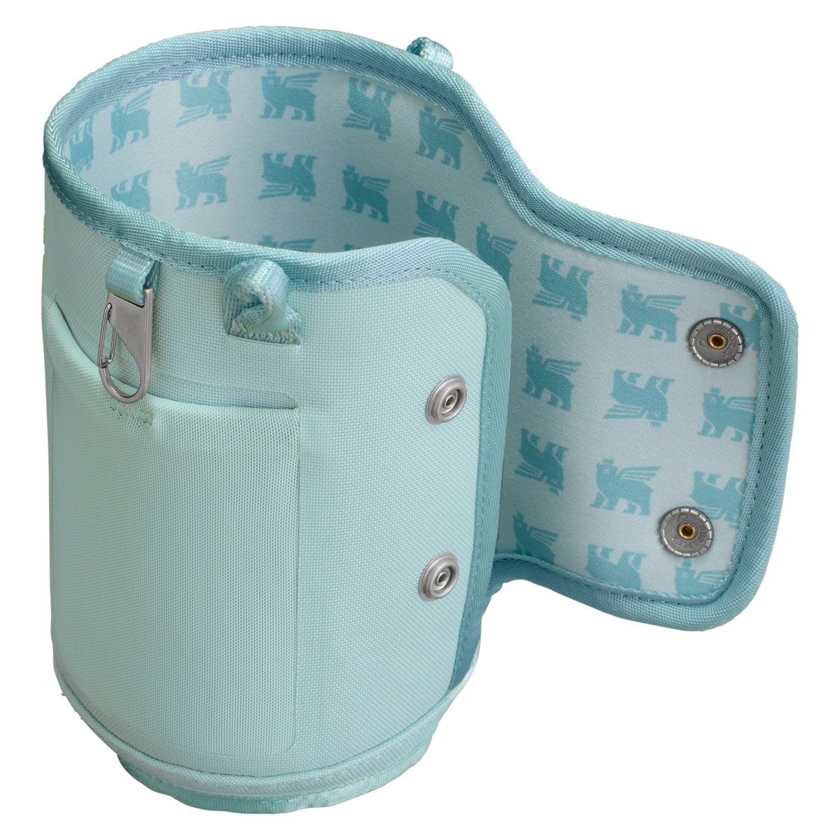 Stanley Carry-All 40 oz Quencher with Detachable Crossbody Straps in mist blue
