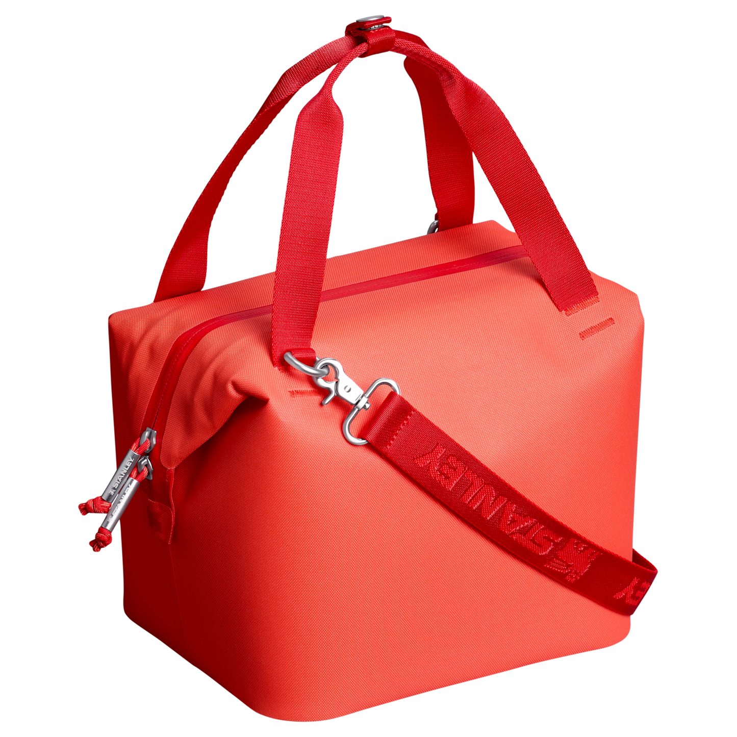 Stanley 7.4 Quart All Day Julienne Mini Soft Sided Cooler In Hot Coral Red