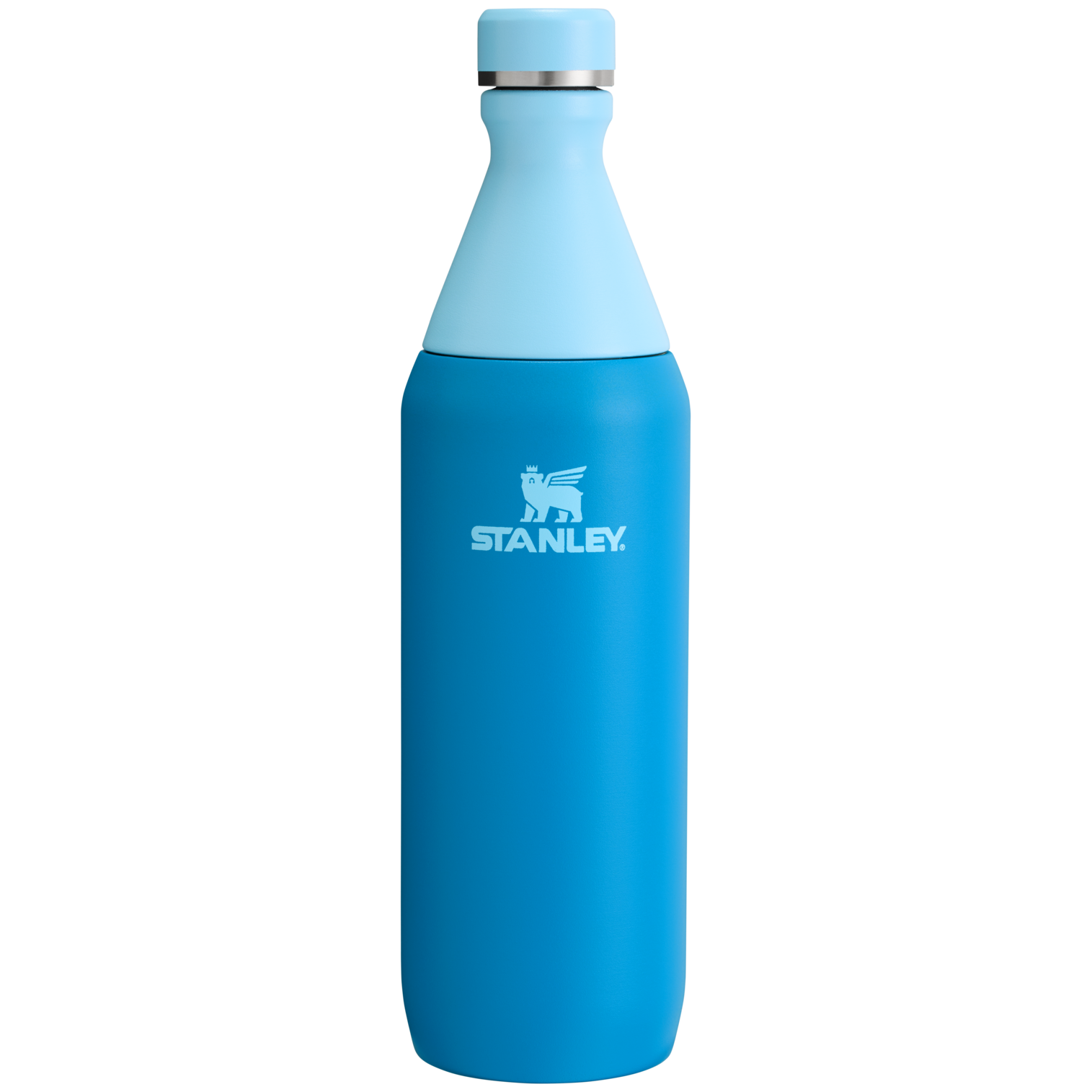 Stanley Leak Proof 20 OZ All Day Slim Bottle with removable collar in Azure