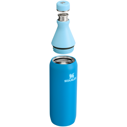 Stanley Leak Proof 20 OZ All Day Slim Bottle with removable collar in Azure