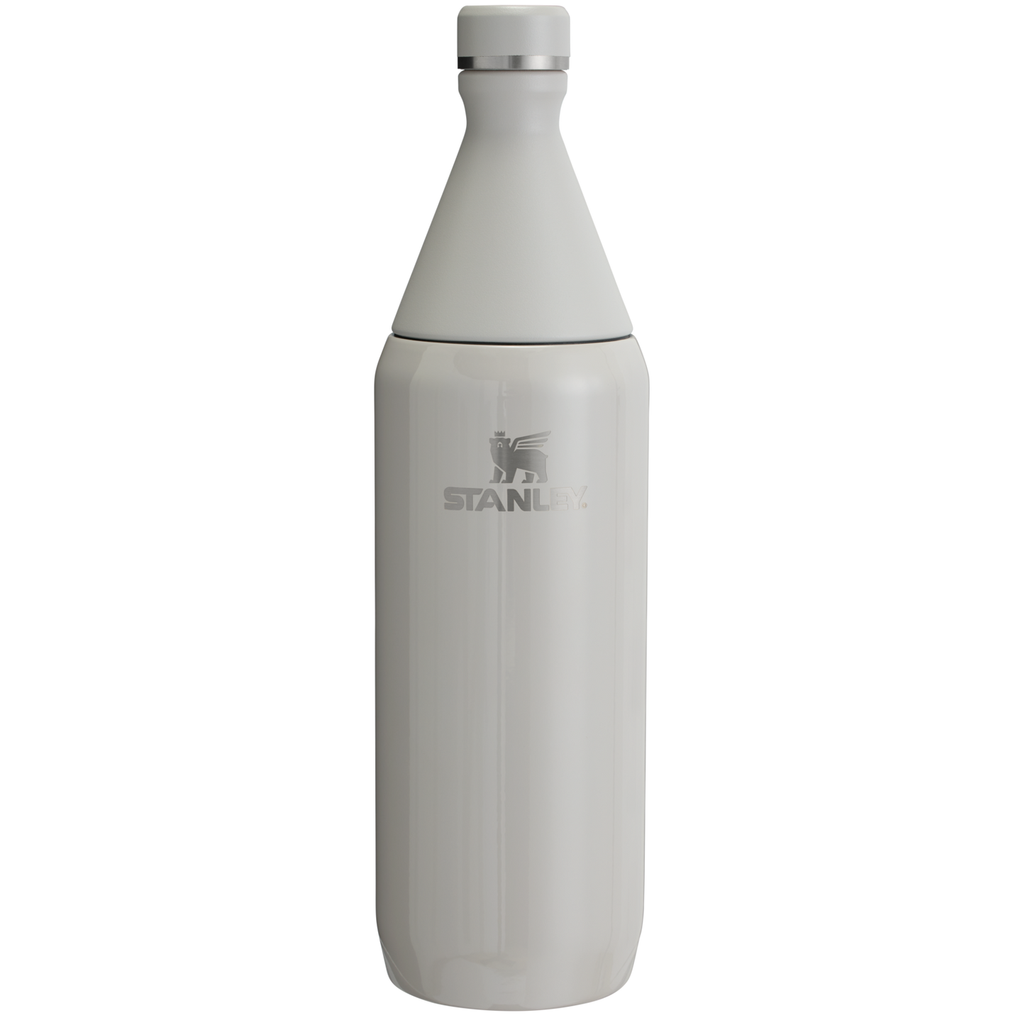 Stanley Leak Proof 34 OZ All Day Slim Bottle with removable collar in Ash Gloss