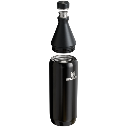 Stanley All Day Slim Water Bottle 34 OZ In Black Gloss