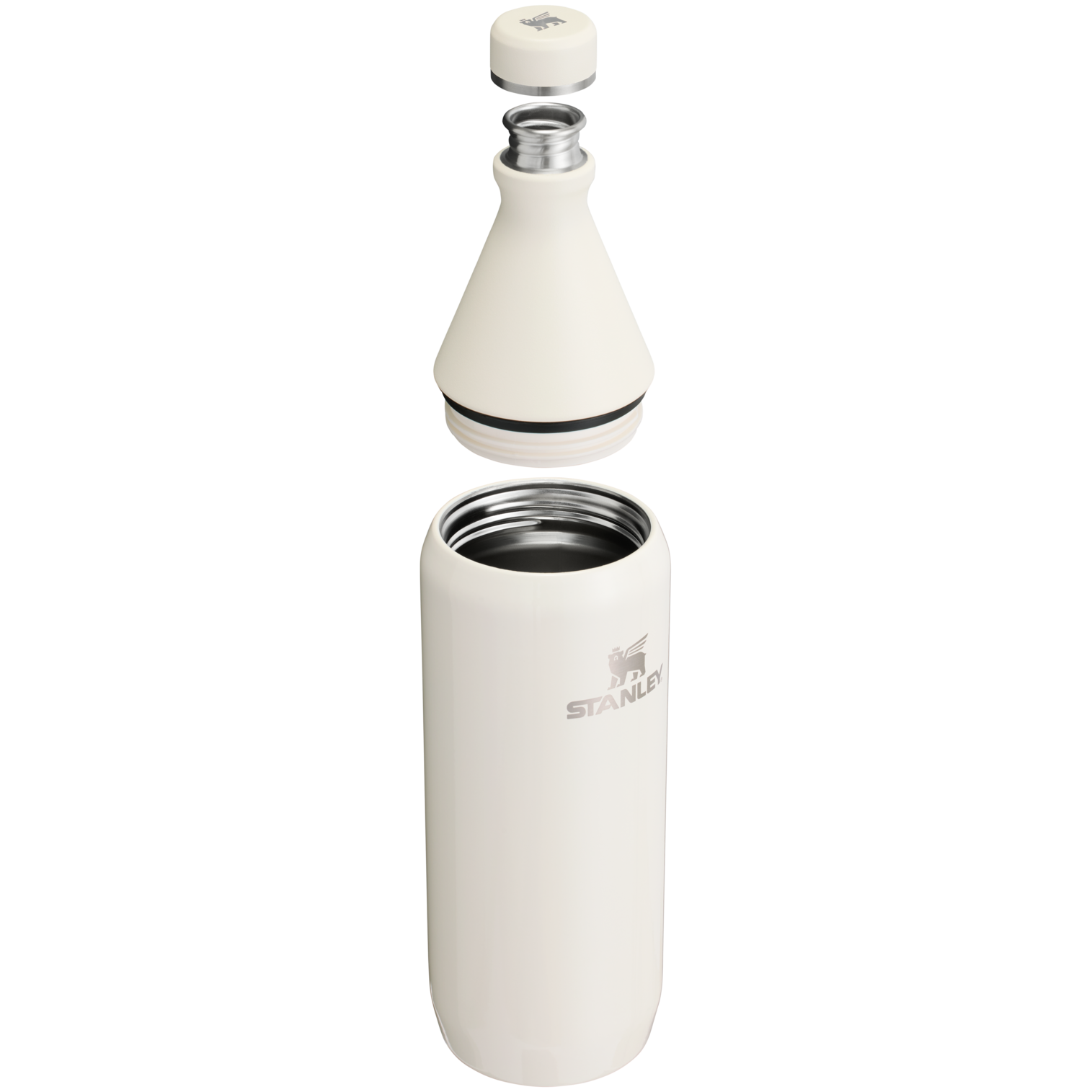 Stanley All Day Slim Water Bottle 34 OZ In Cream White Gloss