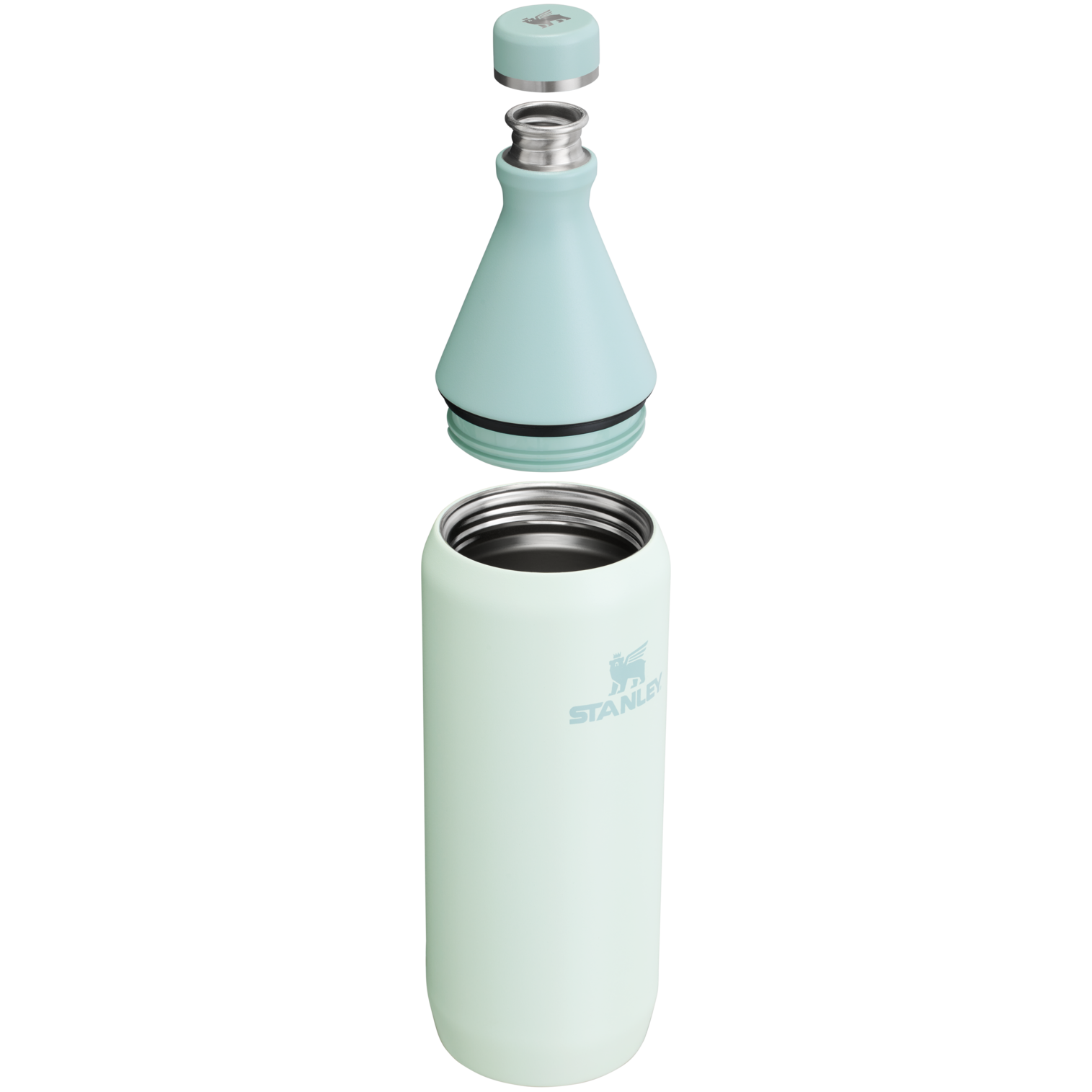 Stanley Leak Proof 34 OZ All Day Slim Bottle with removable collar in Mist