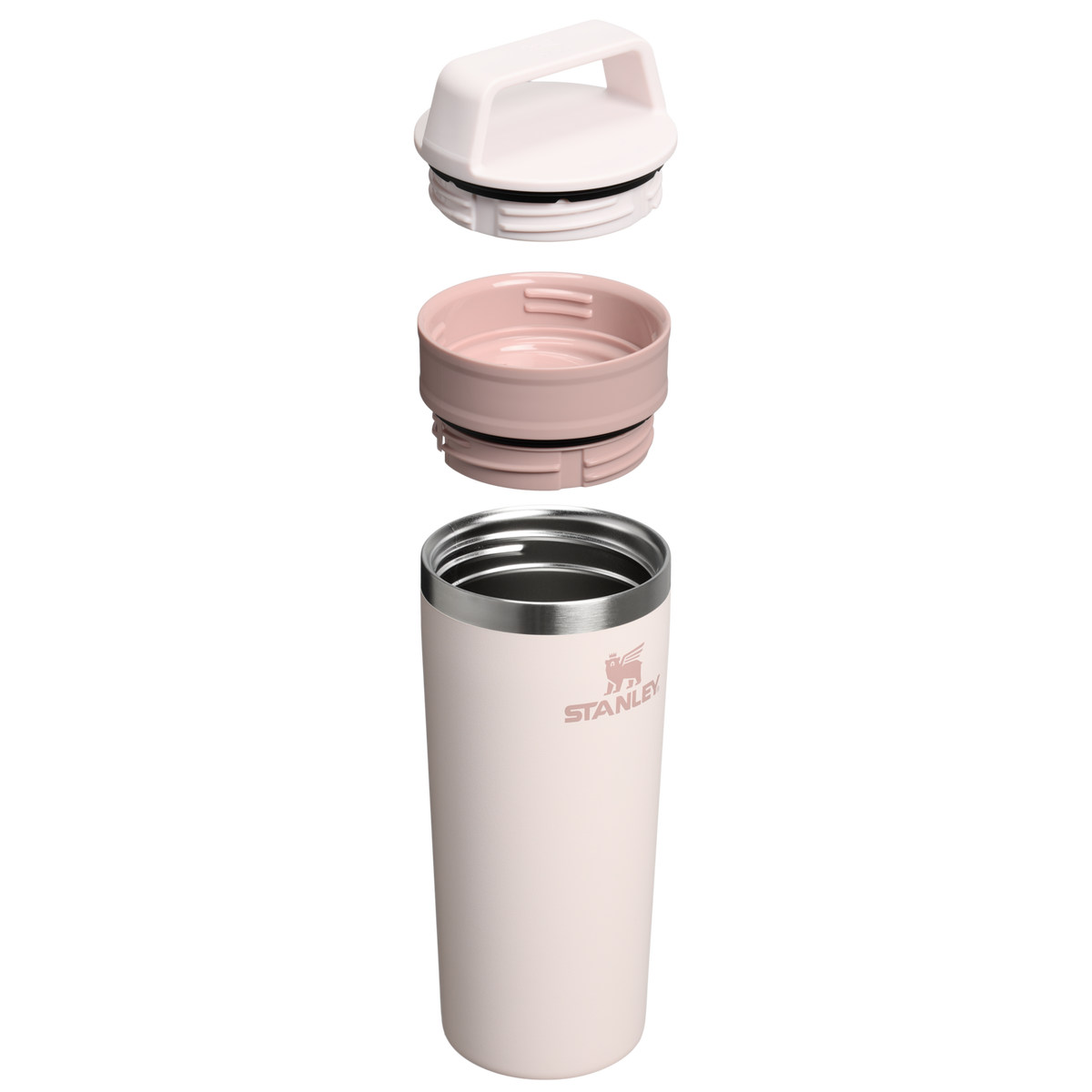 Stanley 16 OZ Cafe-To-Go Travel Mug In Rose Quartz Pink