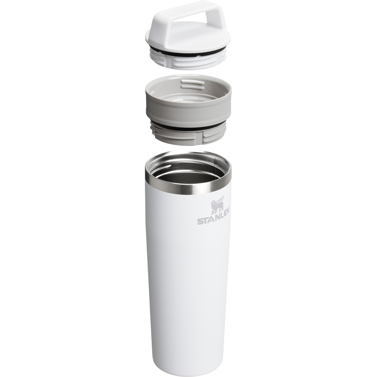 Stanley 20 OZ Cafe-To-Go Insulated Travel Mug in Frost White