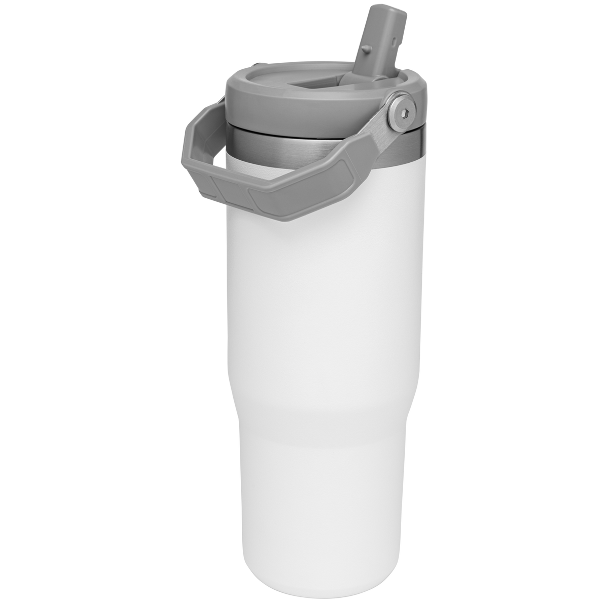 The Classic IceFlow Flip Straw 30 oz Tumbler In Polar White