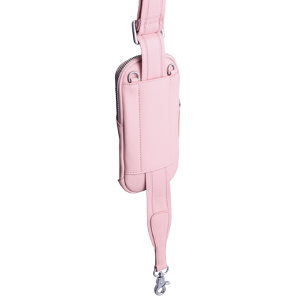 The Stanley Cross Bottle Midi Phone Keys Wallet Case In Rose Quartz Pink