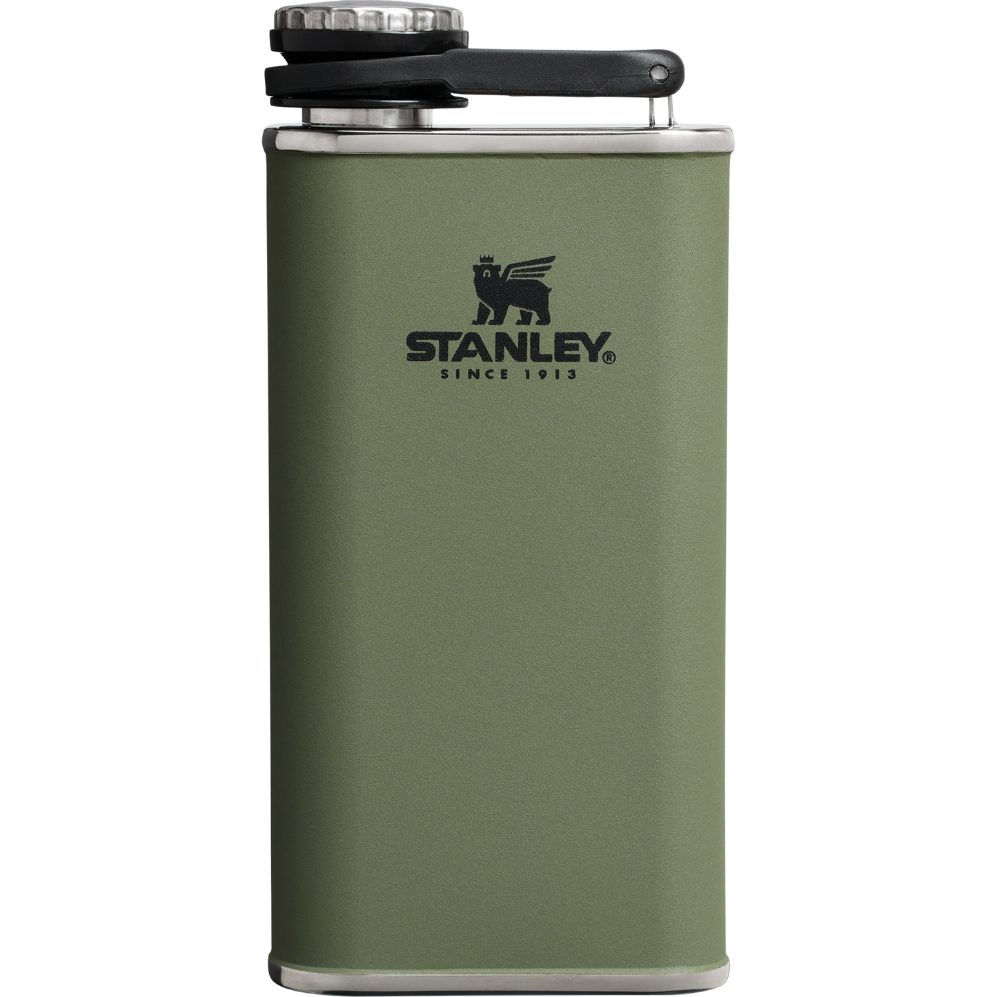 Stanley Easy Fill Wide Mouth Hip Flask 8 Oz In Dried Pine Green