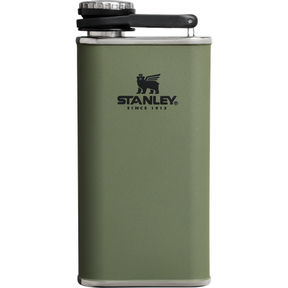 Stanley Easy Fill Wide Mouth Hip Flask 8 Oz In Dried Pine Green