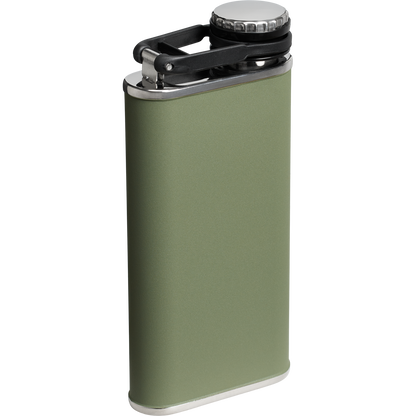 Stanley Easy Fill Wide Mouth Hip Flask 8 Oz In Dried Pine Green