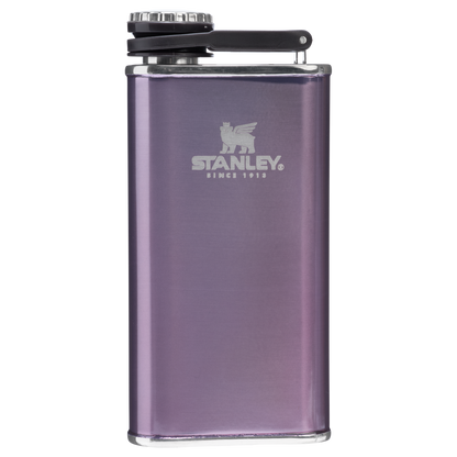 Stanley Easy Fill Wide Mouth Hip Flask 8 Oz In Wisteria Shine Purple