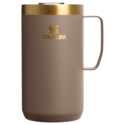 Stanley 24 OZ Everyday Camp Mug In Espresso Brown