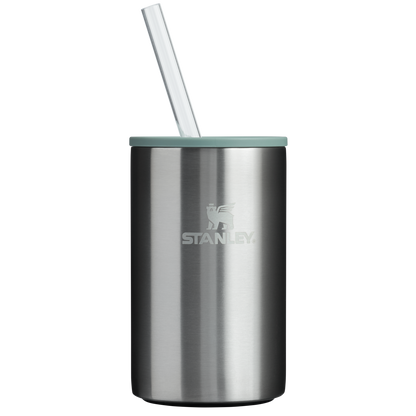 The Everyday Slim Can Cooler In 10OZ In Stainless Steel Shale