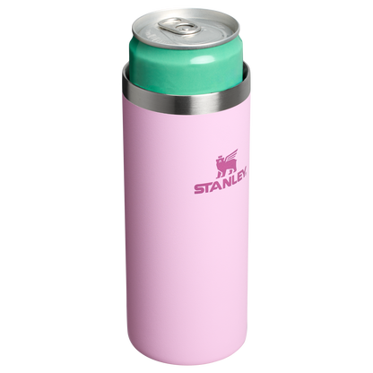 Stanley Everyday Slim Can Cooler Cup Koozie 10 OZ In Cherry Blossom Pink