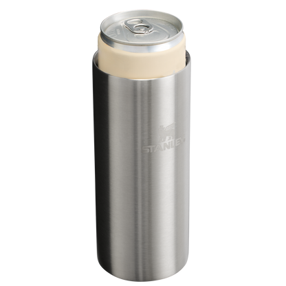 The Everyday Slim Can Cooler Cup In 10OZ In Stainless Steel Shale