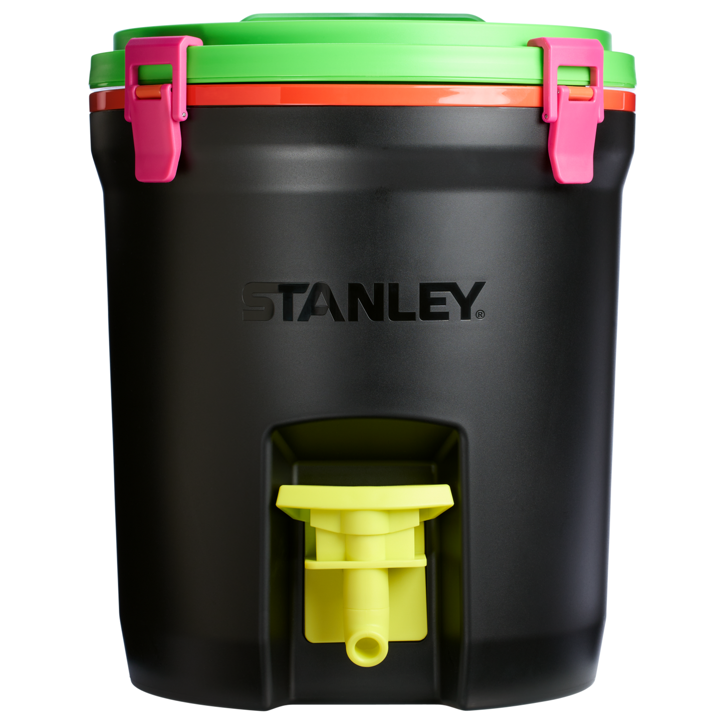Stanley 2 Galloon Fast Flow Water Jug in Black Neon