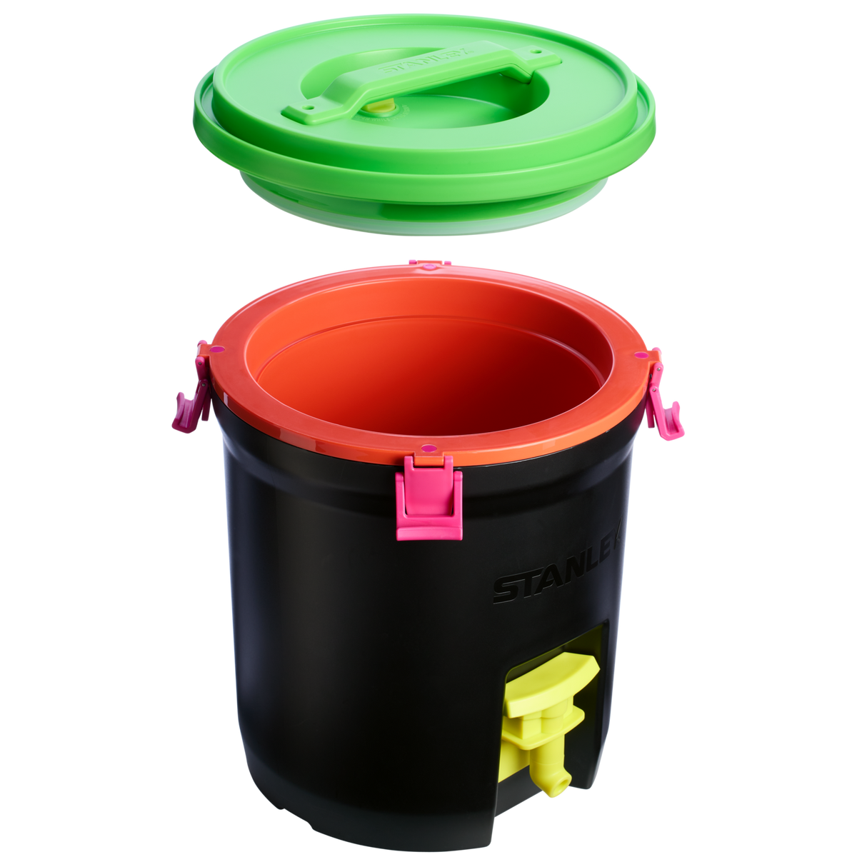 Stanley 2 Galloon Fast Flow Water Jug In Black Neon