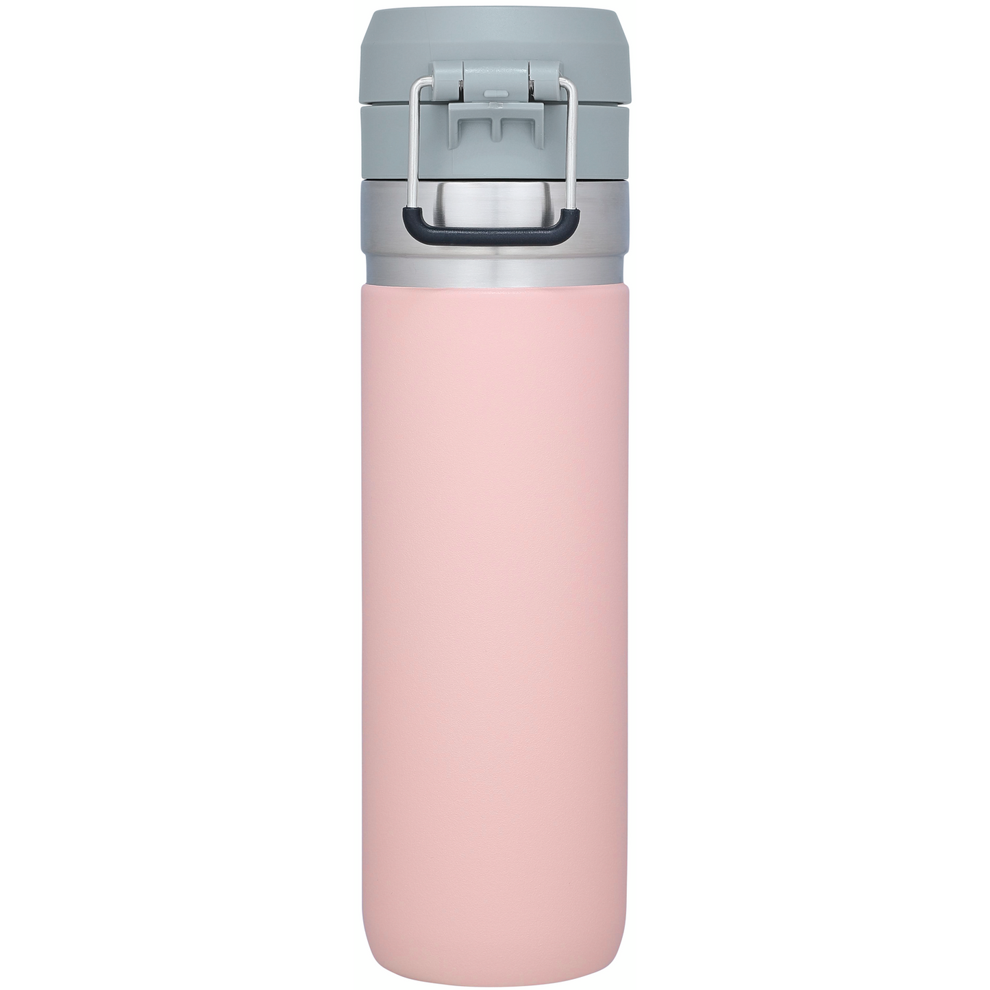The 24 OZ Stanley GO Quick Flip Water Bottle in Blush Pink