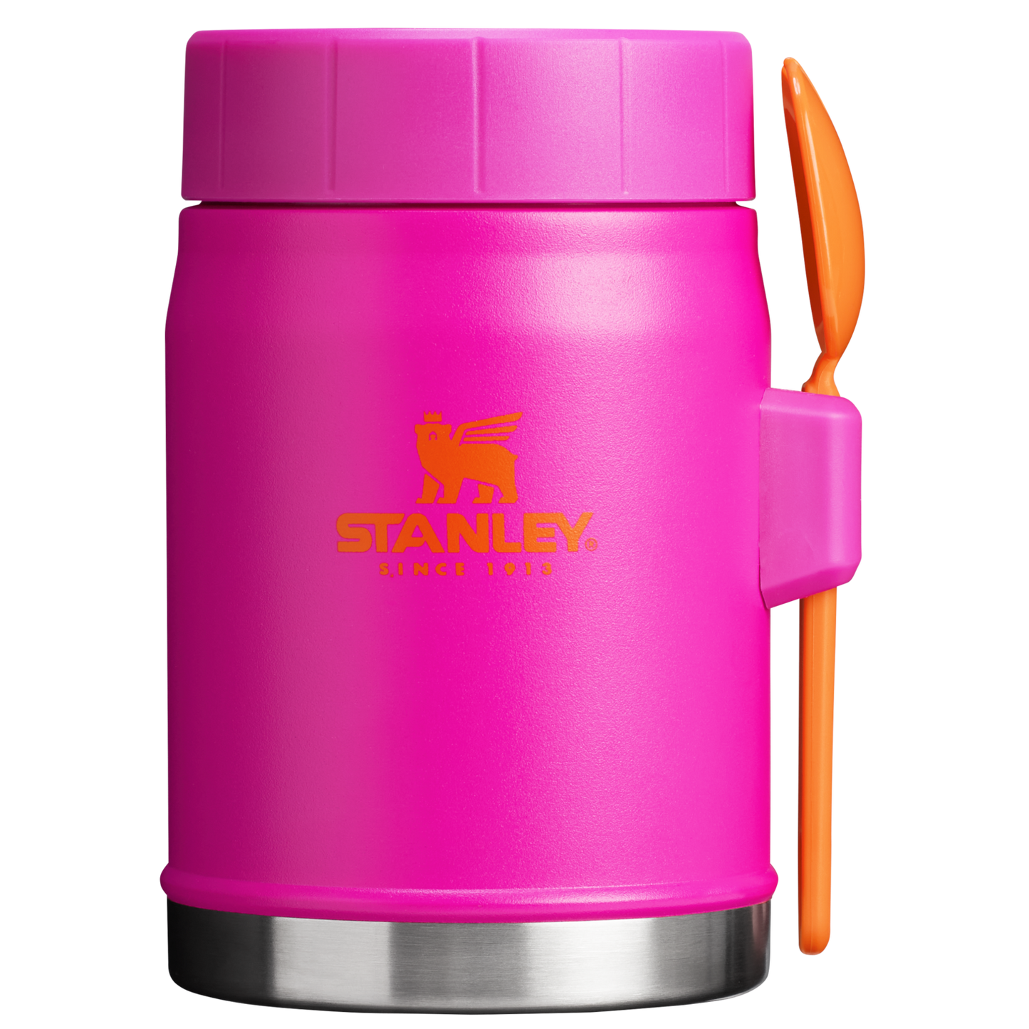 Stanley Heritage Vacuum Food Jar With Spork 14OZ In Vivid Violet