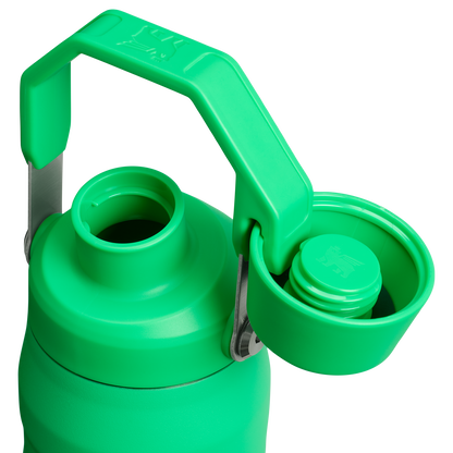 Stanley IceFlow Water Bottle with Fast Flow Lid 24 OZ In Meadow Green
