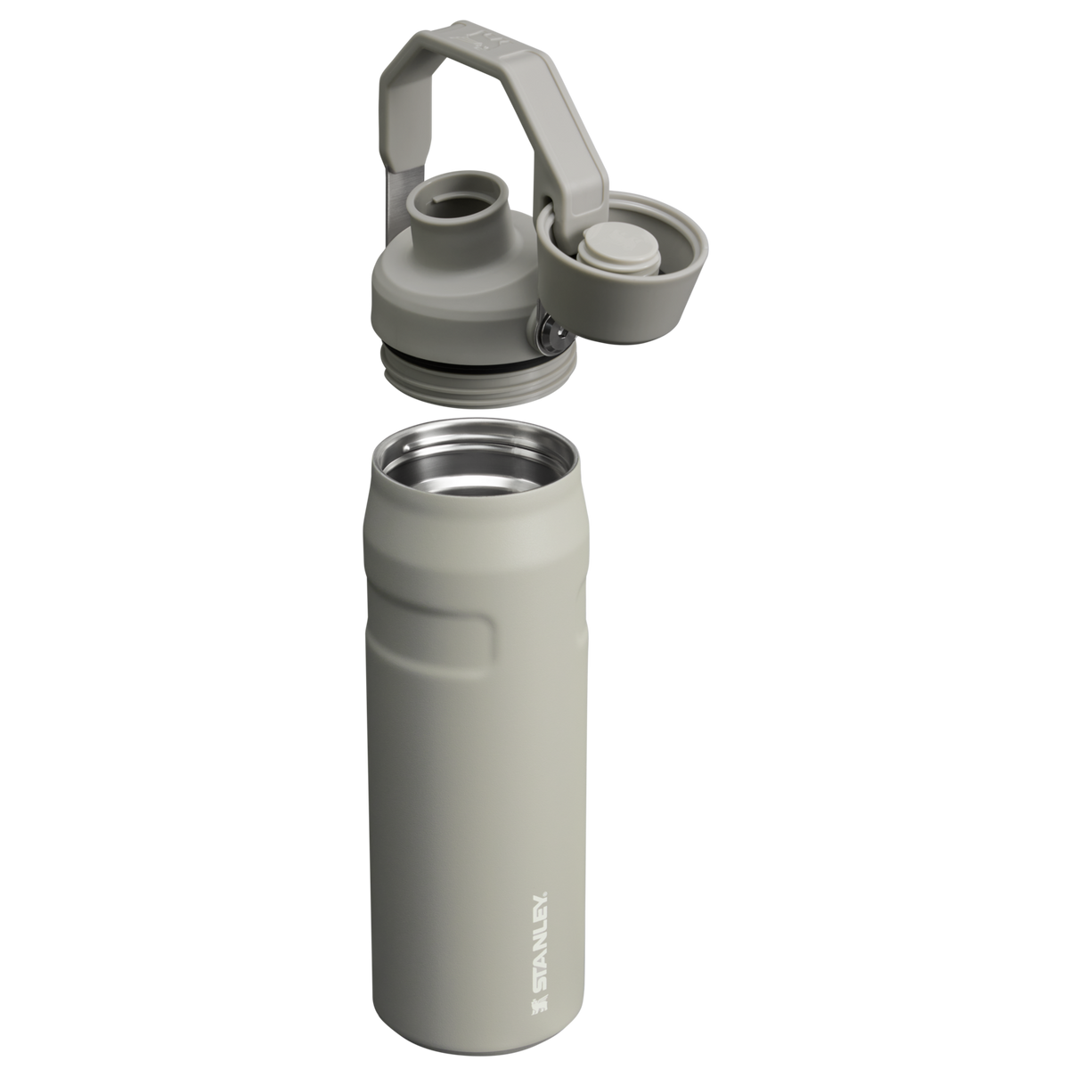 Stanley IceFlow Water Bottle with Fast Flow Lid 24 OZ In Ash Grey