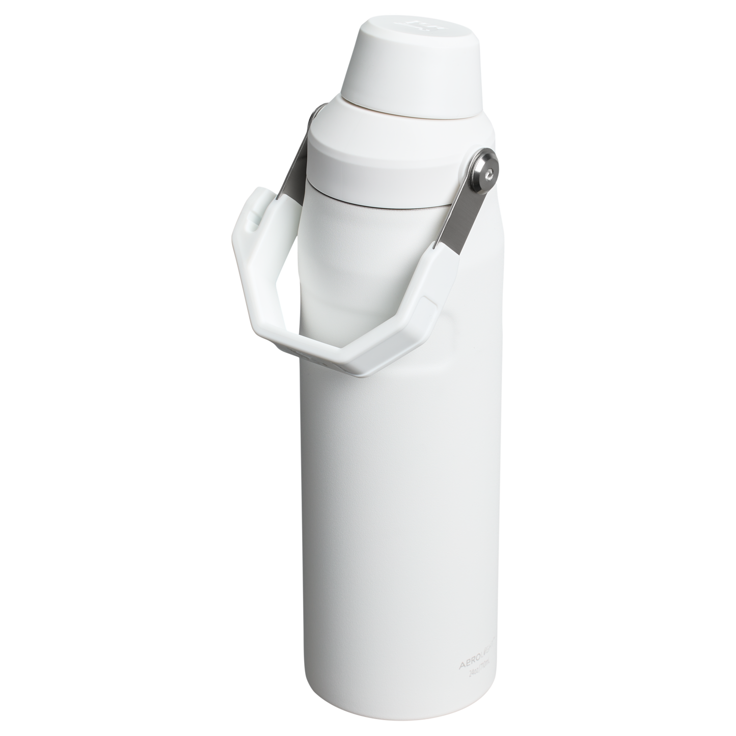 Stanley 24 OZ IceFlow Aerolight Stainless SteelWater Bottle In Frost White